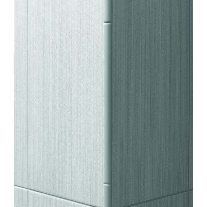 Definitions Light Grey Matt 1.5cm x 29.8cm Bullnose Border Tile