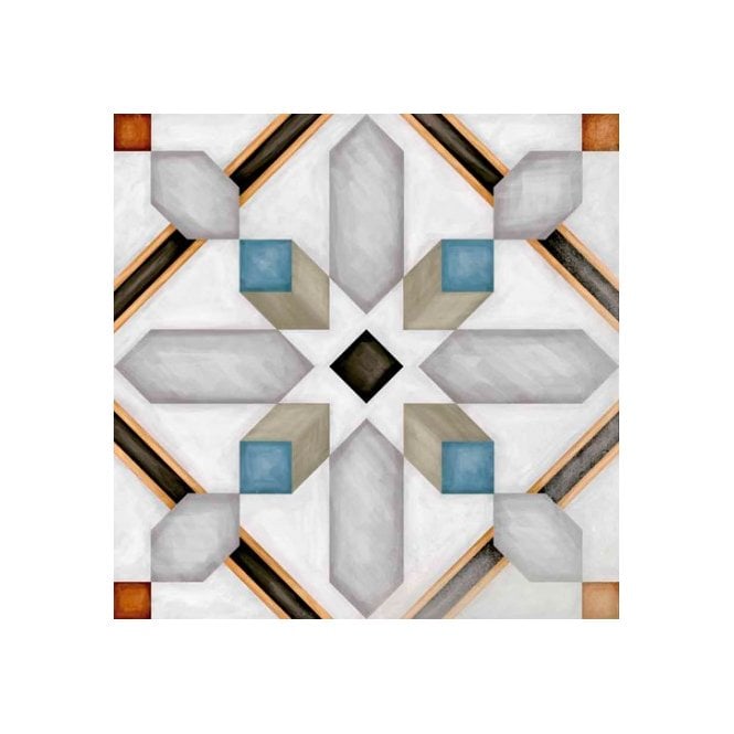 Vives Demel Multicolour 20cm x 20cm Wall & Floor Tile