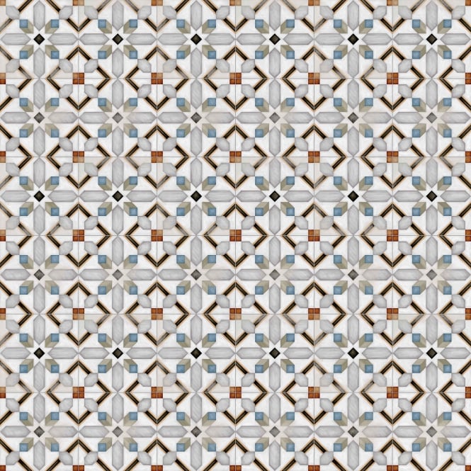Vives Demel Multicolour 20cm x 20cm Wall & Floor Tile