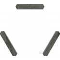 Denia Graphite 22cm x 25cm Wall & Floor Tile