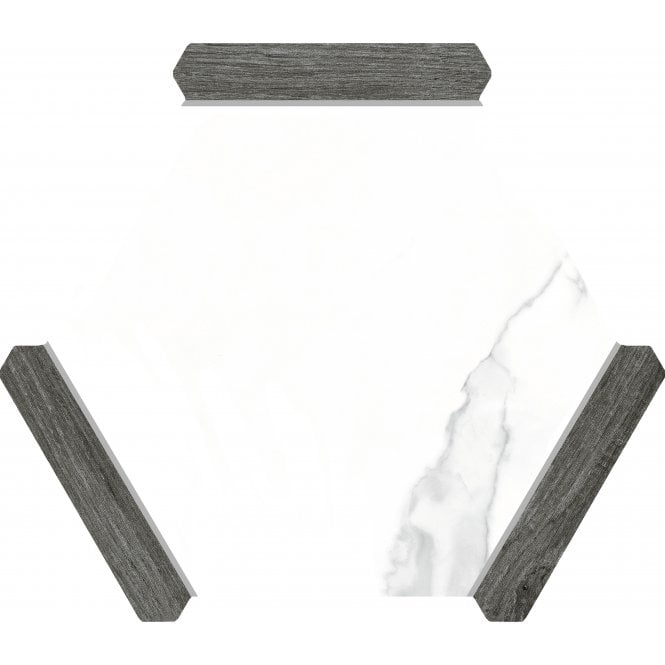 Denia Graphite 22cm x 25cm Wall & Floor Tile