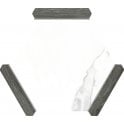 Denia Graphite 22cm x 25cm Wall & Floor Tile