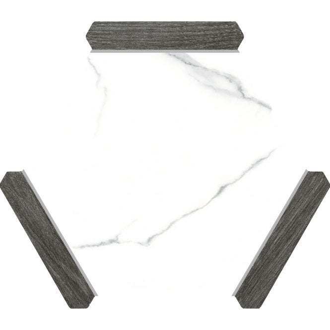 Denia Graphite 22cm x 25cm Wall & Floor Tile