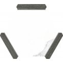 Denia Graphite 22cm x 25cm Wall & Floor Tile