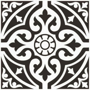 British Ceramic Tile Devonstone Black Feature 33cm x 33cm Wall and Floor Tile