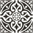 British Ceramic Tile Devonstone Black Feature 33cm x 33cm Wall and Floor Tile
