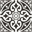 British Ceramic Tile Devonstone Black Feature 33cm x 33cm Wall and Floor Tile