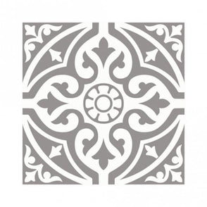British Ceramic Tile Devonstone Grey Feature 33cm x 33cm Wall and Floor Tile