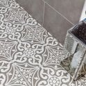 British Ceramic Tile Devonstone Grey Feature 33cm x 33cm Wall and Floor Tile