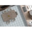 British Ceramic Tile Devonstone Seaspray Feature 33cm x 33cm Wall and Floor Tile