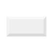 Vives Diamante Metro Brick Gloss Blanco 10cm x 20cm Wall Tile