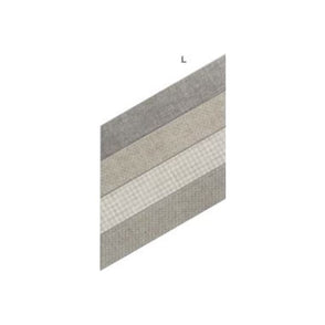 Realonda Diamond Fabric Chevron Taupe Left 40cm x 70cm Wall & Floor Tile