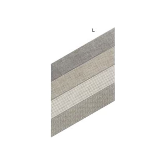 Realonda Diamond Fabric Chevron Taupe Left 40cm x 70cm Wall & Floor Tile