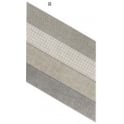 Realonda Diamond Fabric Chevron Taupe Left 40cm x 70cm Wall & Floor Tile