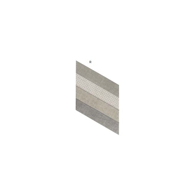 Realonda Diamond Fabric Chevron Taupe Right 40cm x 70cm Wall & Floor Tile