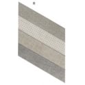 Realonda Diamond Fabric Chevron Taupe Right 40cm x 70cm Wall & Floor Tile