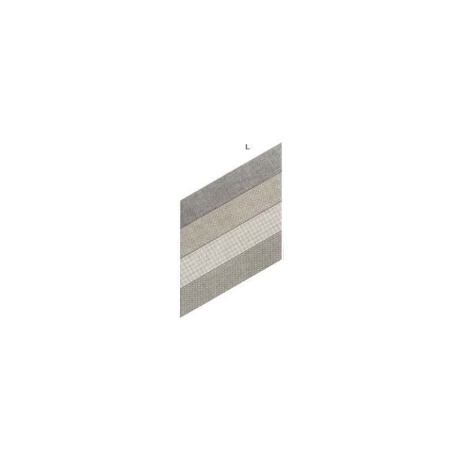 Realonda Diamond Fabric Chevron Taupe Right 40cm x 70cm Wall & Floor Tile