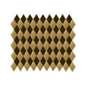 Diamond Pillow Gold 28.5cm x 30cm (2.7cm x 5.3cm) Mosaic Tile