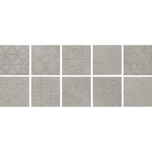 Baldocer Dipsy Asphalt Fume 15cm x 15cm Wall Tile