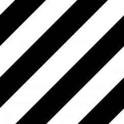 District Lines Black 20cm x 20cm Wall & Floor Tile