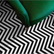 District Lines Black 20cm x 20cm Wall & Floor Tile