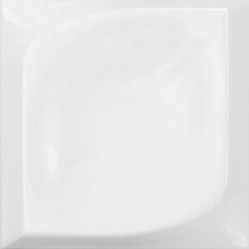 Bouquet Tiles Dot White 12.6cm x 12.6cm Wall Tile