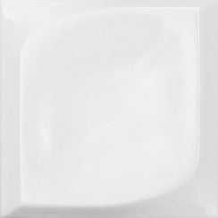 Bouquet Tiles Dot White 12.6cm x 12.6cm Wall Tile