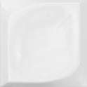 Bouquet Tiles Dot White 12.6cm x 12.6cm Wall Tile