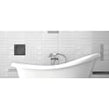 Bouquet Tiles Dot White 12.6cm x 12.6cm Wall Tile