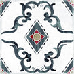 Dragonera Charcoal Fireplace 14.7cm x 14.7cm Tile Set