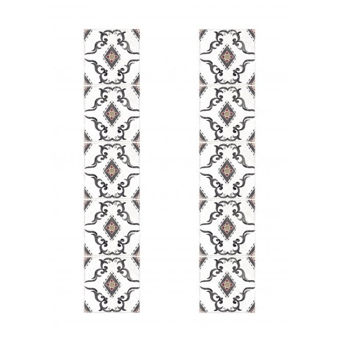 Dragonera Charcoal Fireplace 14.7cm x 14.7cm Tile Set