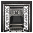 Dragonera Charcoal Fireplace 14.7cm x 14.7cm Tile Set