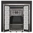 Dragonera Charcoal Fireplace 14.7cm x 14.7cm Tile Set