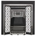 Dragonera Charcoal Fireplace 14.7cm x 14.7cm Tile Set