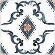 Dragonera Charcoal Glossy 14.7cm x 14.7cm Wall & Floor Tile
