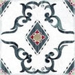 Dragonera Charcoal Glossy 14.7cm x 14.7cm Wall & Floor Tile