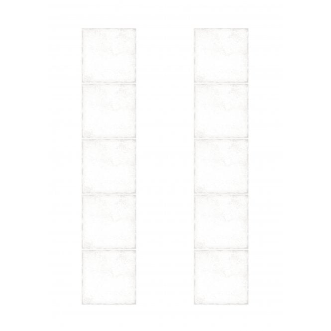 Dragonera White Matt 14.7cm x 14.7cm Wall & Floor Tile