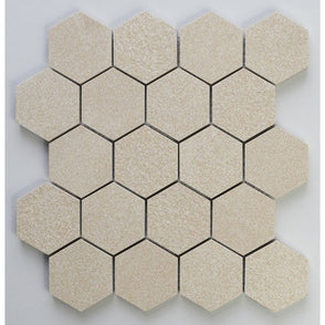 Dune Beige Mix Stone 24.5cm x 28cm Mosaic Tile