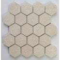 Dune Beige Mix Stone 24.5cm x 28cm Mosaic Tile
