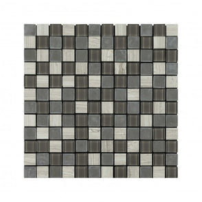 Elegance Brown 30cm x 30cm Peel & Stick Mosaic Tile