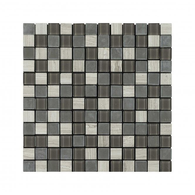 Elegance Brown 30cm x 30cm Peel & Stick Mosaic Tile