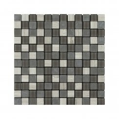 Elegance Brown 30cm x 30cm Peel & Stick Mosaic Tile