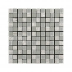 Elegance Grey 30cm x 30cm Peel & Stick Mosaic Tile