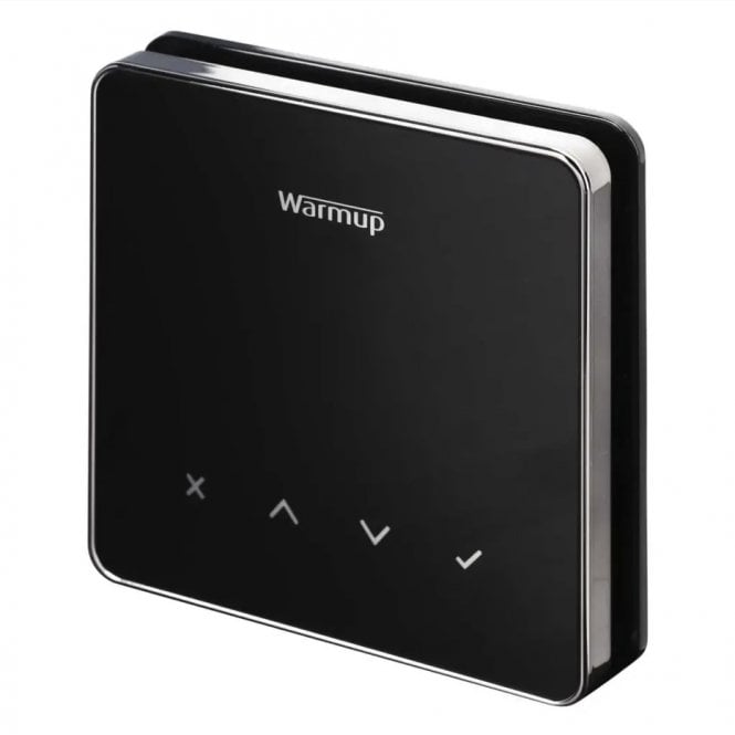 Warm Up Element Wifi Thermostat Dark Chrome
