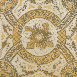 Elisabeth Gold 20.4cm x 20.4cm Wall & Floor Tile