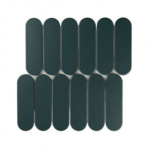 Elongate Brunswick Green 29cm x 27.6cm (4.3cm x14.8cm) Mosaic Tile