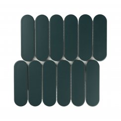 Elongate Brunswick Green 29cm x 27.6cm (4.3cm x14.8cm) Mosaic Tile
