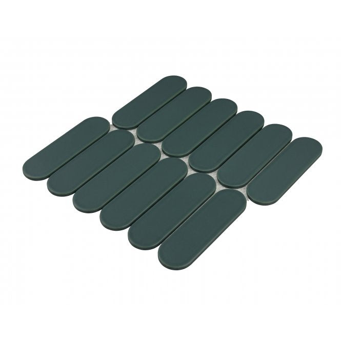 Elongate Brunswick Green 29cm x 27.6cm (4.3cm x14.8cm) Mosaic Tile
