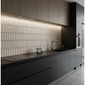 Elongate Cream Matt 29cm x 27.6cm (4.3cm x14.8cm) Mosaic Tile