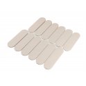 Elongate Cream Matt 29cm x 27.6cm (4.3cm x14.8cm) Mosaic Tile